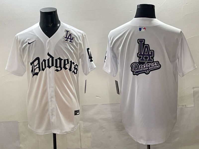 Men 2025 Los Angeles Dodgers Blank White 7th generations Joint Name Nike MLB Jersey style 018->dallas cowboys->NFL Jersey